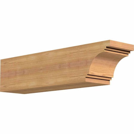 Ekena Millwork Pescadero Smooth Rafter Tail, Western Red Cedar, 5 1/2"W x 6"H x 24"L RFT06X06X24PEC00SWR
